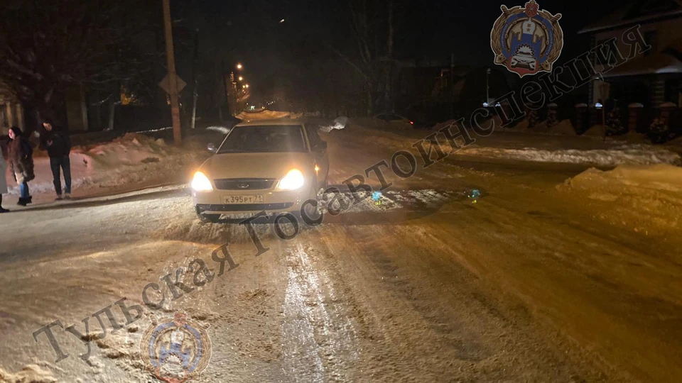В Щекино несовершеннолетний пешеход попал под колеса машины
