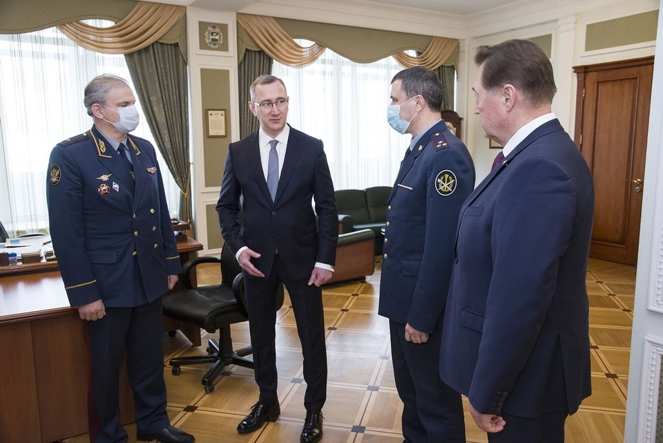 Снимок со встречи с губернатором.