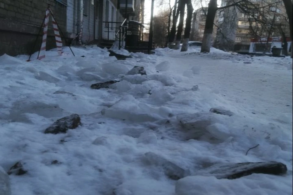 Тротуар на улице Володарского