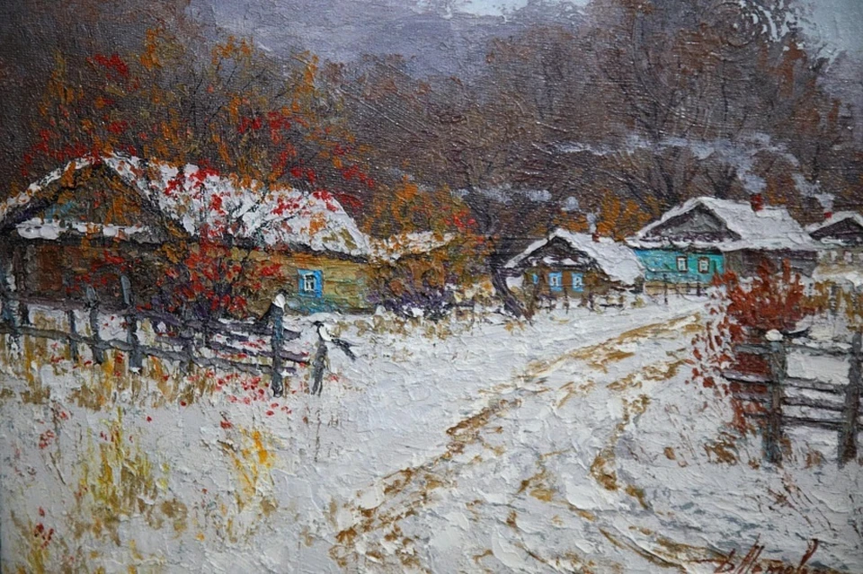 Одна из картин Дмитрия Мотова.