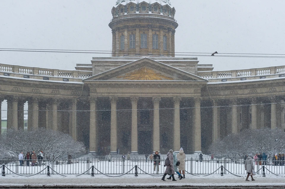 В Петербурге потеплеет до минус 8 градусов