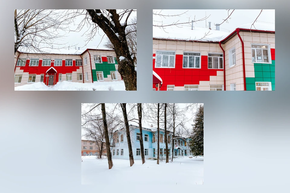 Активисты ОНФ пожаловались на снежные сугробы на крышах двух детских садов в Пролетарском районе Твери. Фото: пресс-служба тверского ОНФ.