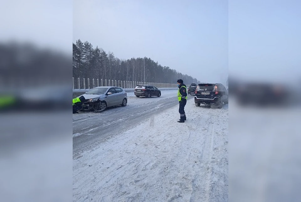 В выходные на трассе М7 "Волга" случилось несколько ДТП. Фото: Наталья Кретинина.