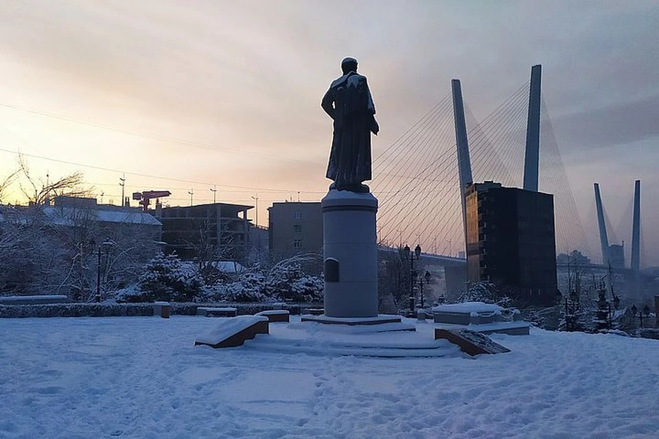 Во Владивостоке сегодня ожидается снег
