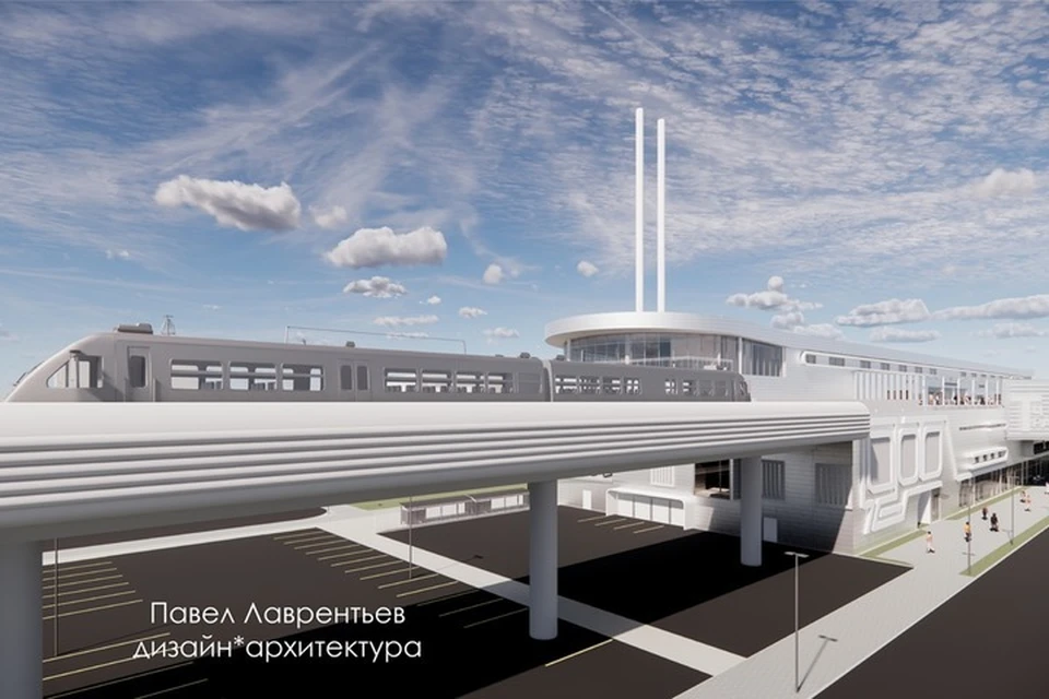 По словам авторов идеи, к строительству можно будет приступить уже в ближайшее время. Фото: Новое Метро Петербурга - надземное.