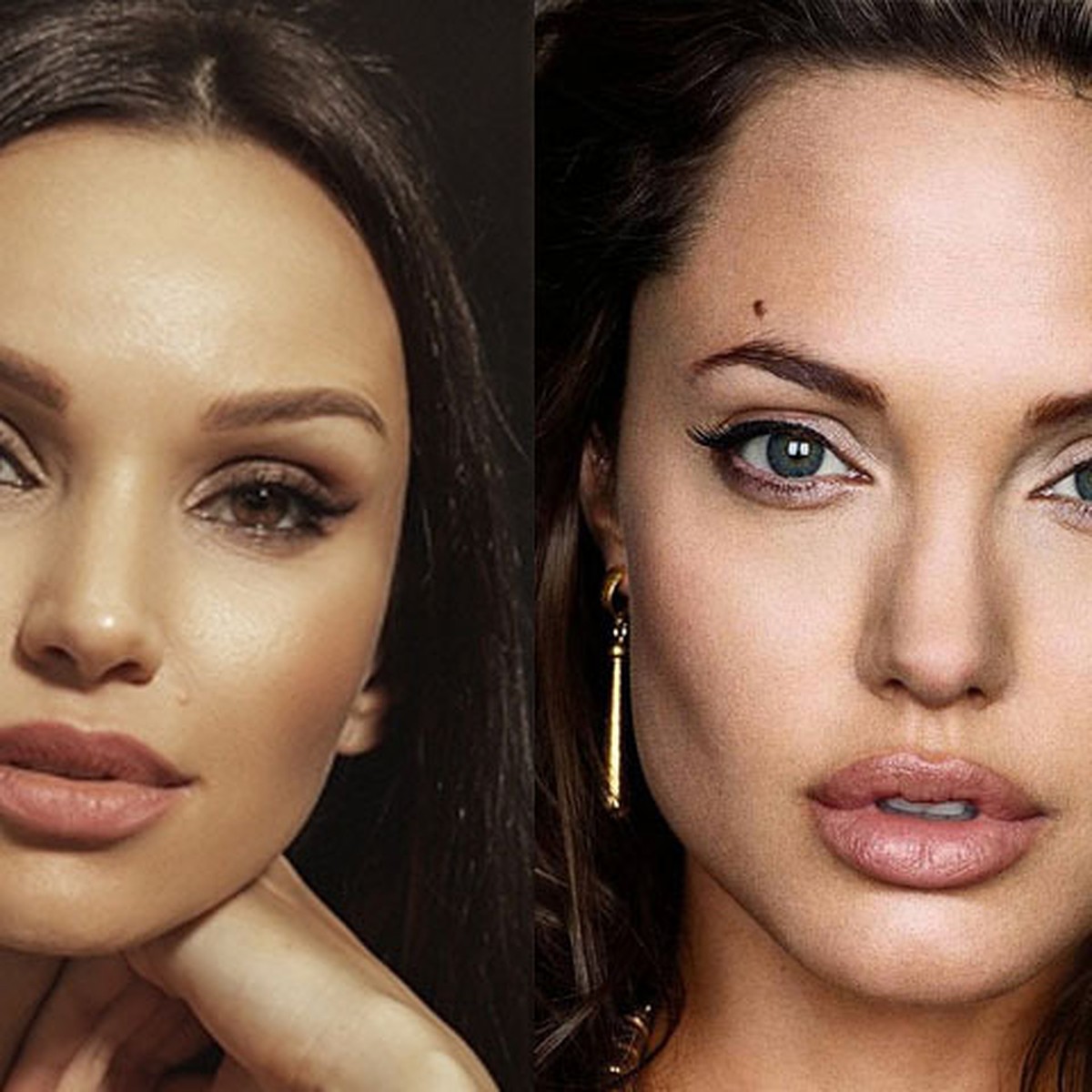 Ирина Шейк похожа на Анджелину Джоли