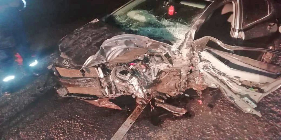 Водитель от полученных в аварии травм скончался на месте