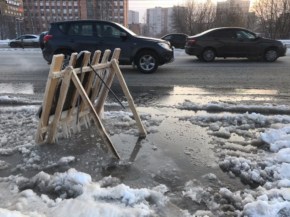 Порыв образовался на ул. Удмуртской