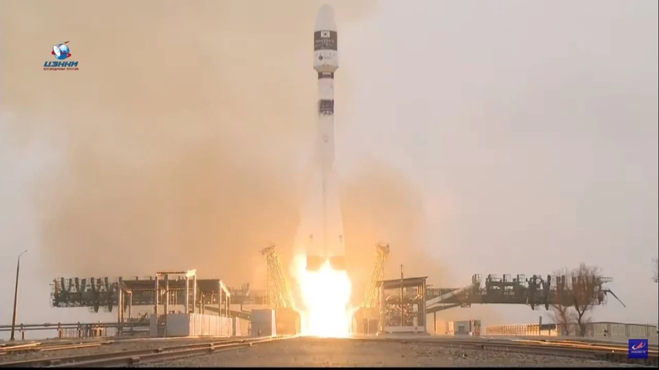 Ракета стартовала с космодрома «Байконур». Фото - скриншот