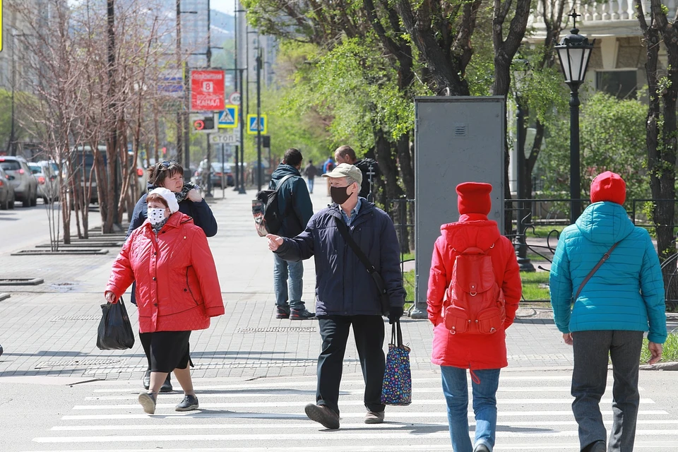 В Красноярске за неделю оштрафовали 55 нарушителей масочного режима