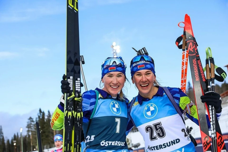 Алимбекова (слева) и Сола провели лучший сезон в своей карьере. Фото: biathlon.by