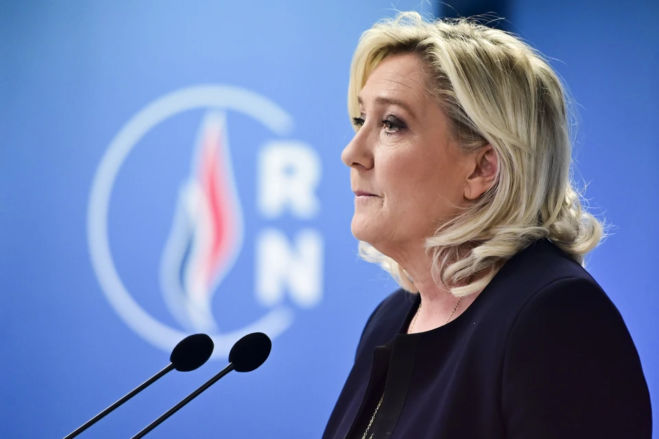 Лидер французской партии «Национальное объединение» Марин Ле Пен.