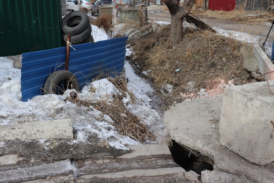 В Красноярске в Покровке может затопить дома весенним паводком. Фото: пресс-служба администрации города