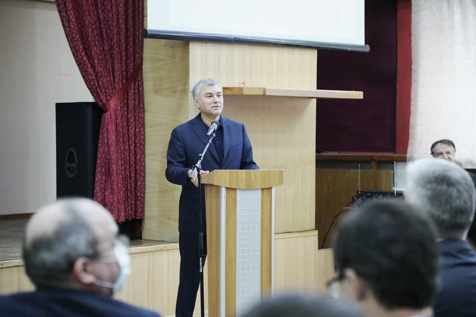 Спикер Госдумы Вячеслав Володин. Фото из паблика «Володин. Саратов»