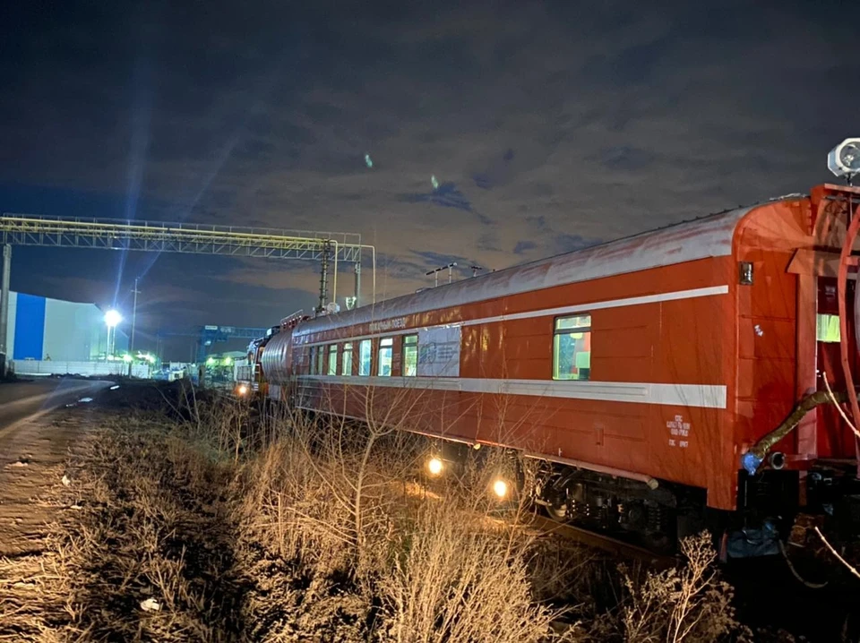В Кинеле тушат крупный пожар на производстве. Фото - ГУ МЧС России по Самарской области