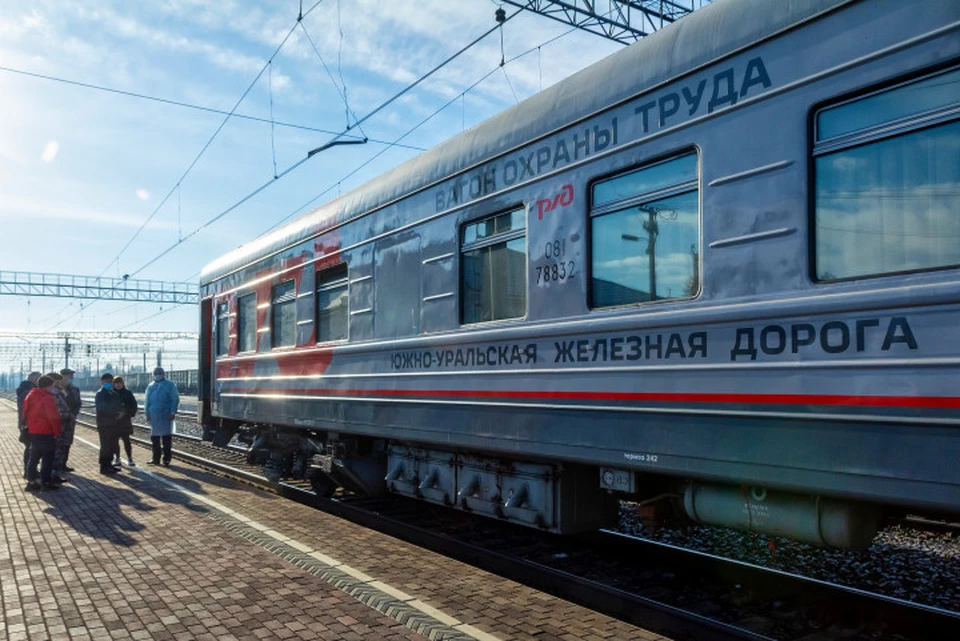 "Поезд здоровья" будет курсировать от станции к станции. Фото: пресс-служба министерства здравоохранения Челябинской области.