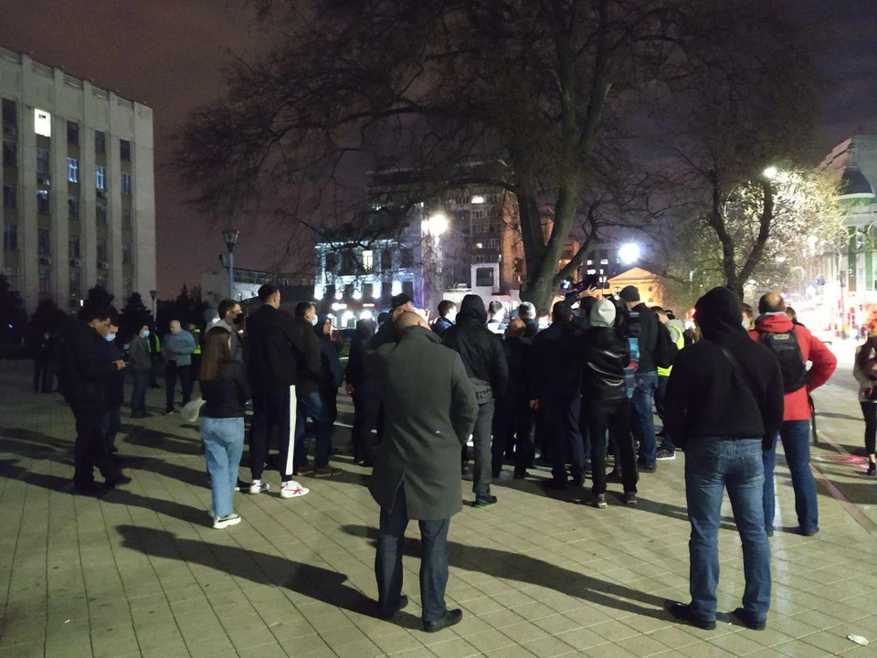В Краснодаре прошла несанкционированная акция