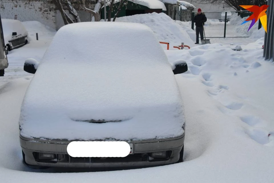 В Мурманской области снова снегопад.