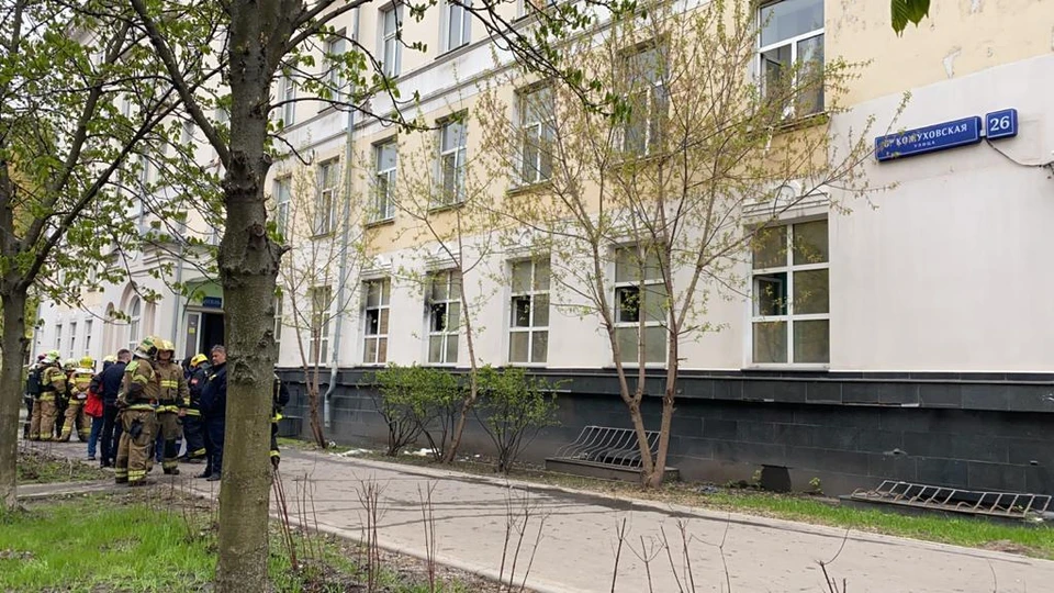 Пожар произошел ночью в гостинице «Вечный зов». Фото: пресс-служба прокуратуры Москвы