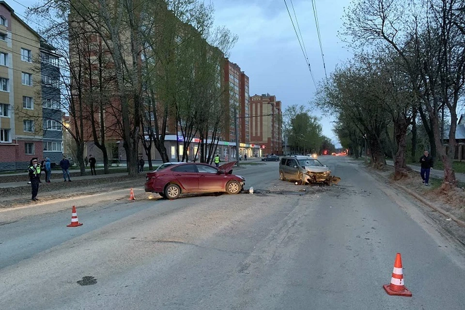 С места происшествия. Фото: ГИБДД Марий Эл