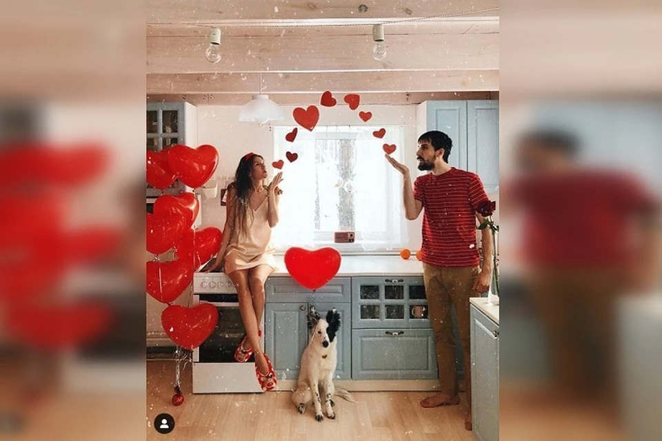 Кристина и Дмитрий часто фотографировались на кухне в своем частном домике Фото: Instagram Кристины Журавлевой