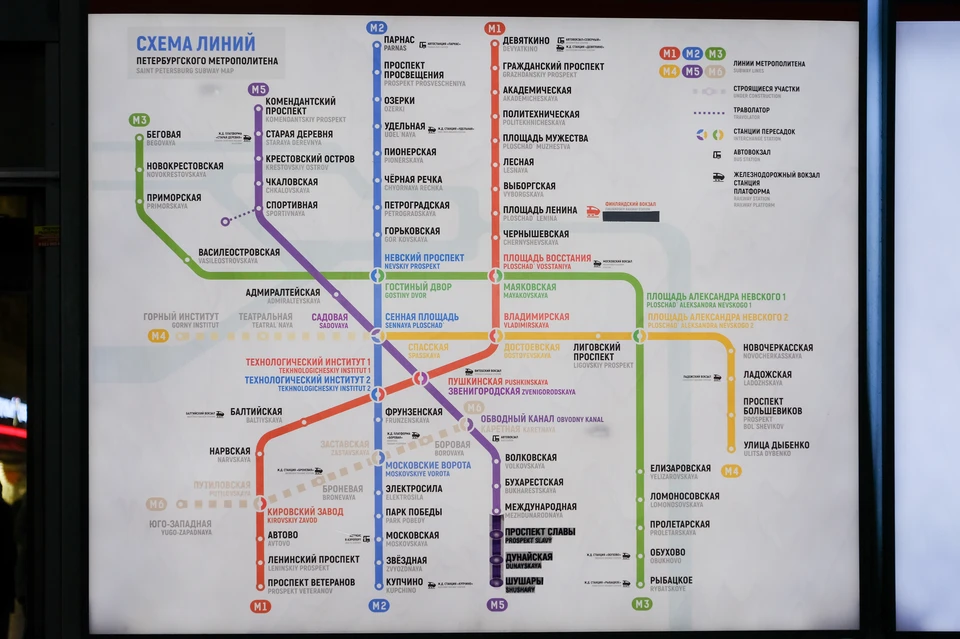 Платформа девяткино схема