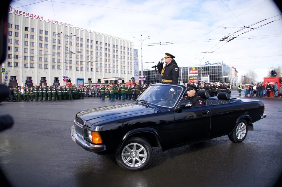 Парад Победы 9 мая 2021 года в Мурманске.