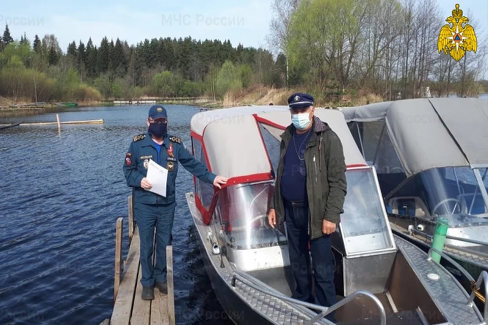 Инспекторы ГИМС проводят патрулирование водных объектов Фото: ГУ МЧС России по Тверской области