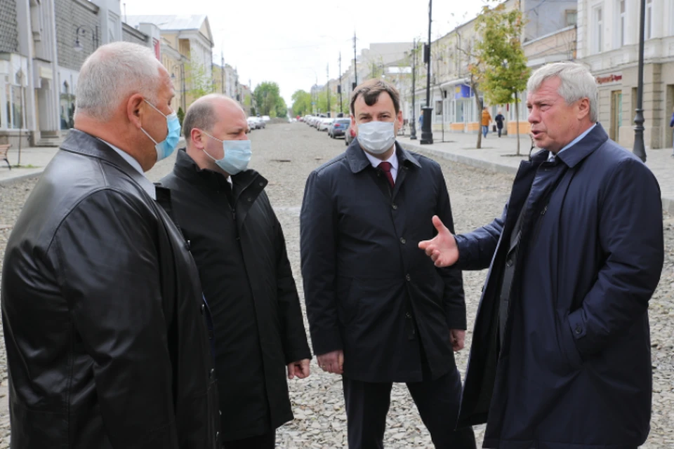 Ттакже в Таганроге полным ходом ведут реконструкцию участка улицы Петровской Фото: сайт правительства Ростовской области