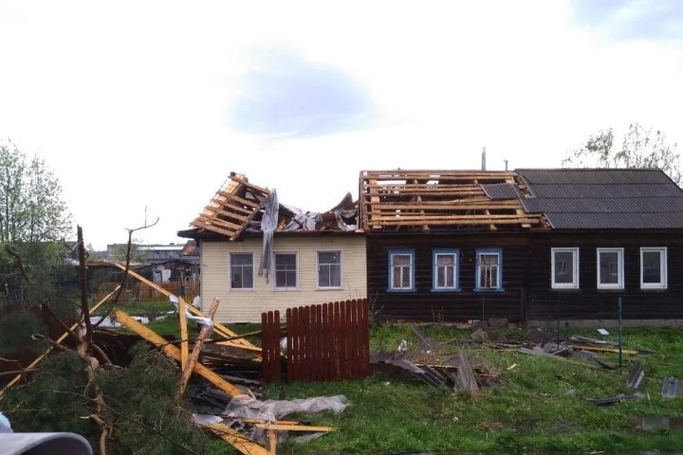 За аномалией погоды наблюдали жители Любима. ФОТО: группа ВКонтакте "Жесть Ярославской области"