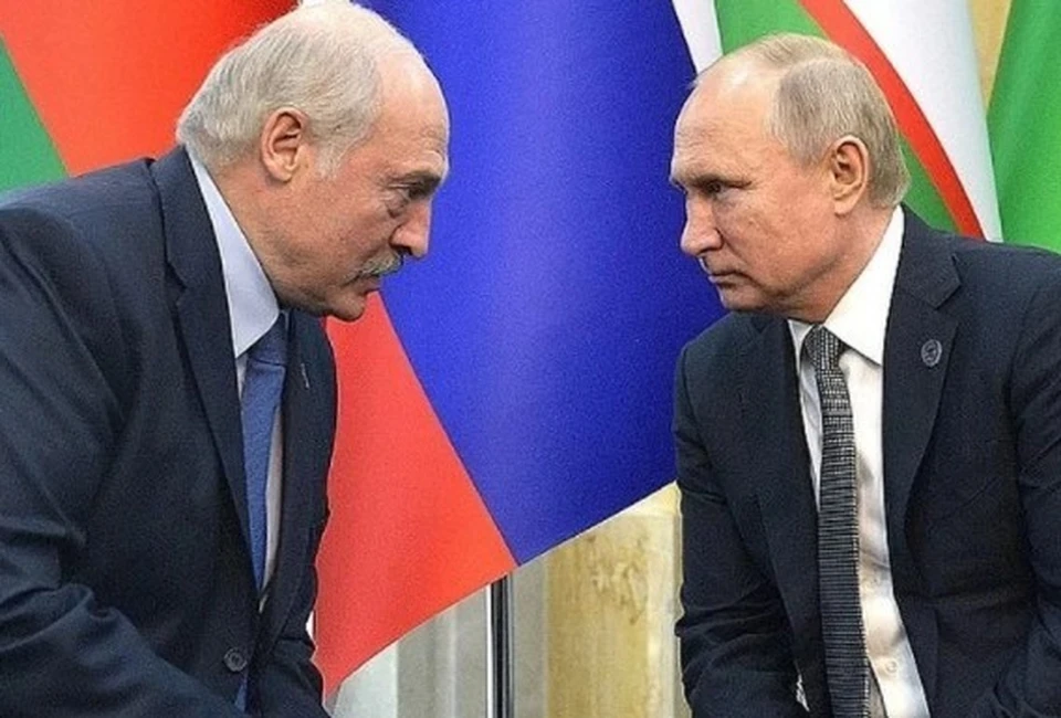 Александр Лукашенко и Владимир Путин. Фото: Алексей Дружинин пресс-служба президента РФ ТАСС