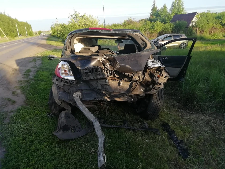 В результате "тарана" травмы получила меленькая девочка