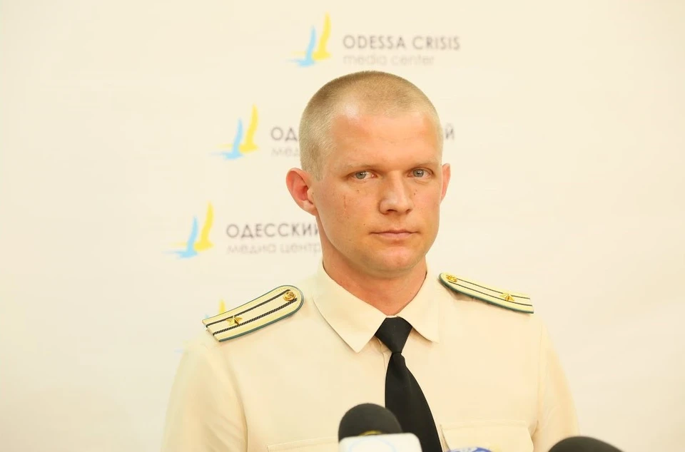 Начальник штаба Одесского отряда морской охраны Госпогранслужбы Украины Алексей Чертков