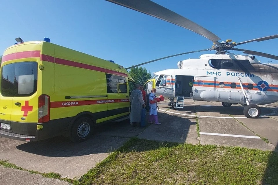 Младенца вертолетом доставили в перинатальный центр Хабаровска