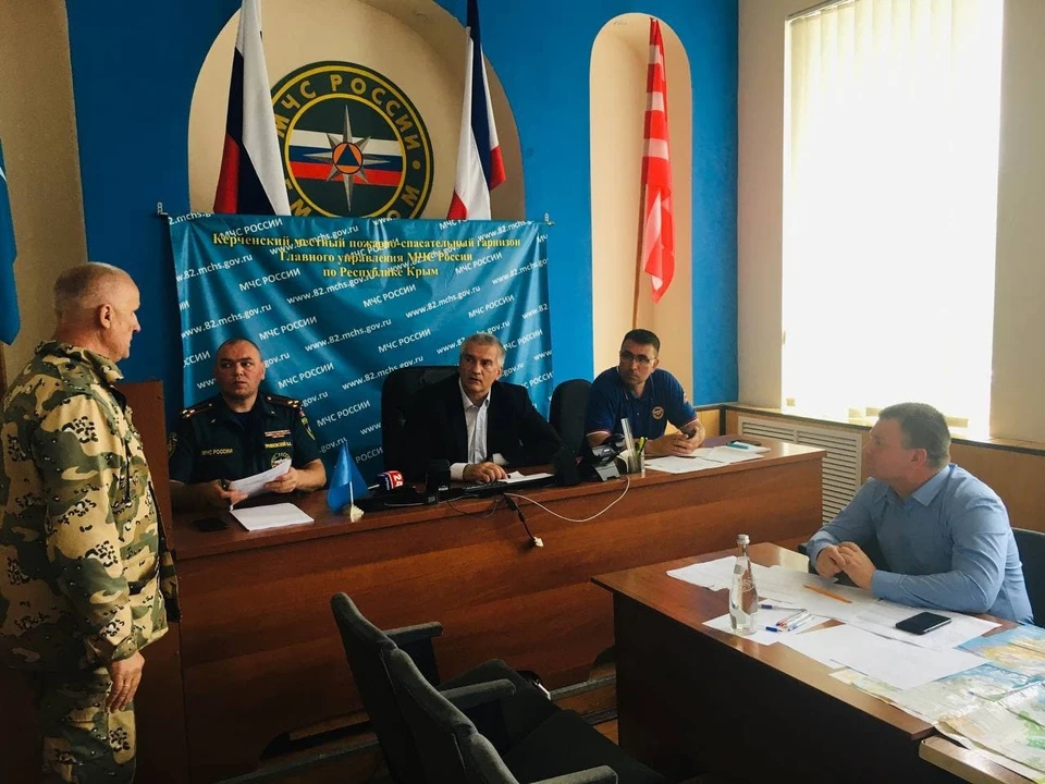 В результате обильных осадков в Крыму подтоплены 5 муниципальных образований. Фото: Сергей Аксенов / Вконтакте.