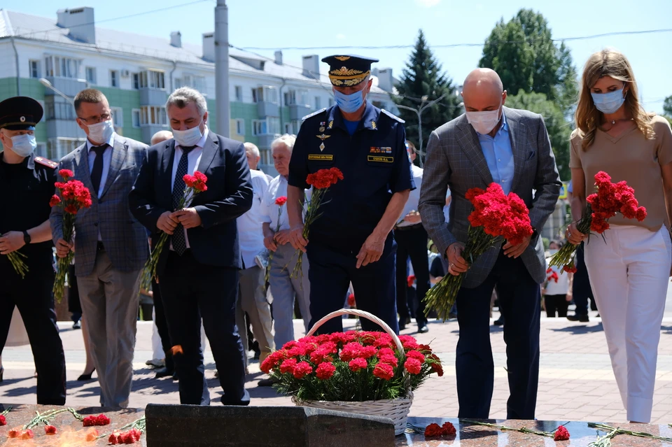 Липчане чтят помять погибших в ВОВ