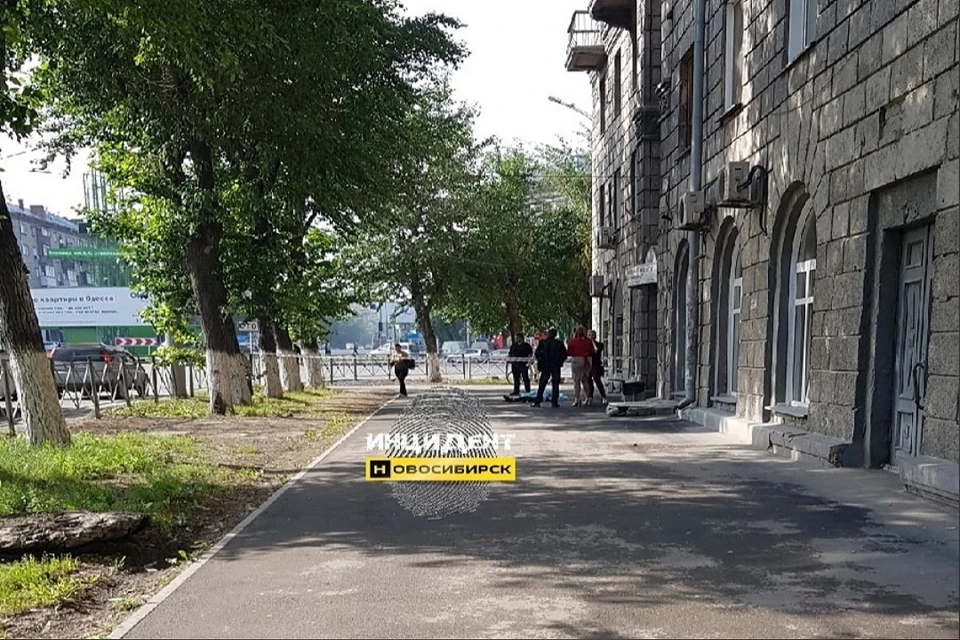 Кадры с места происшествия появились в соцсети. Фото: "Инцидент Новосибирск".