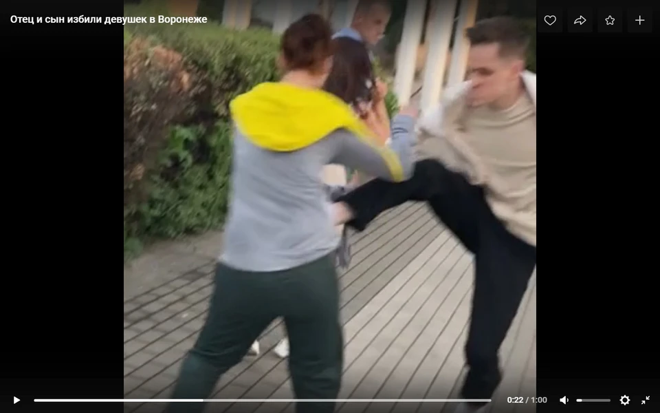 Кадр из видеозаписи сообщества "Мой и твой Воронеж" в "ВК"