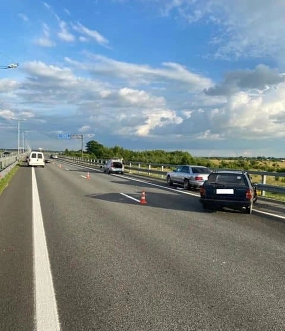 На Приморском полукольце произошла сложная авария.