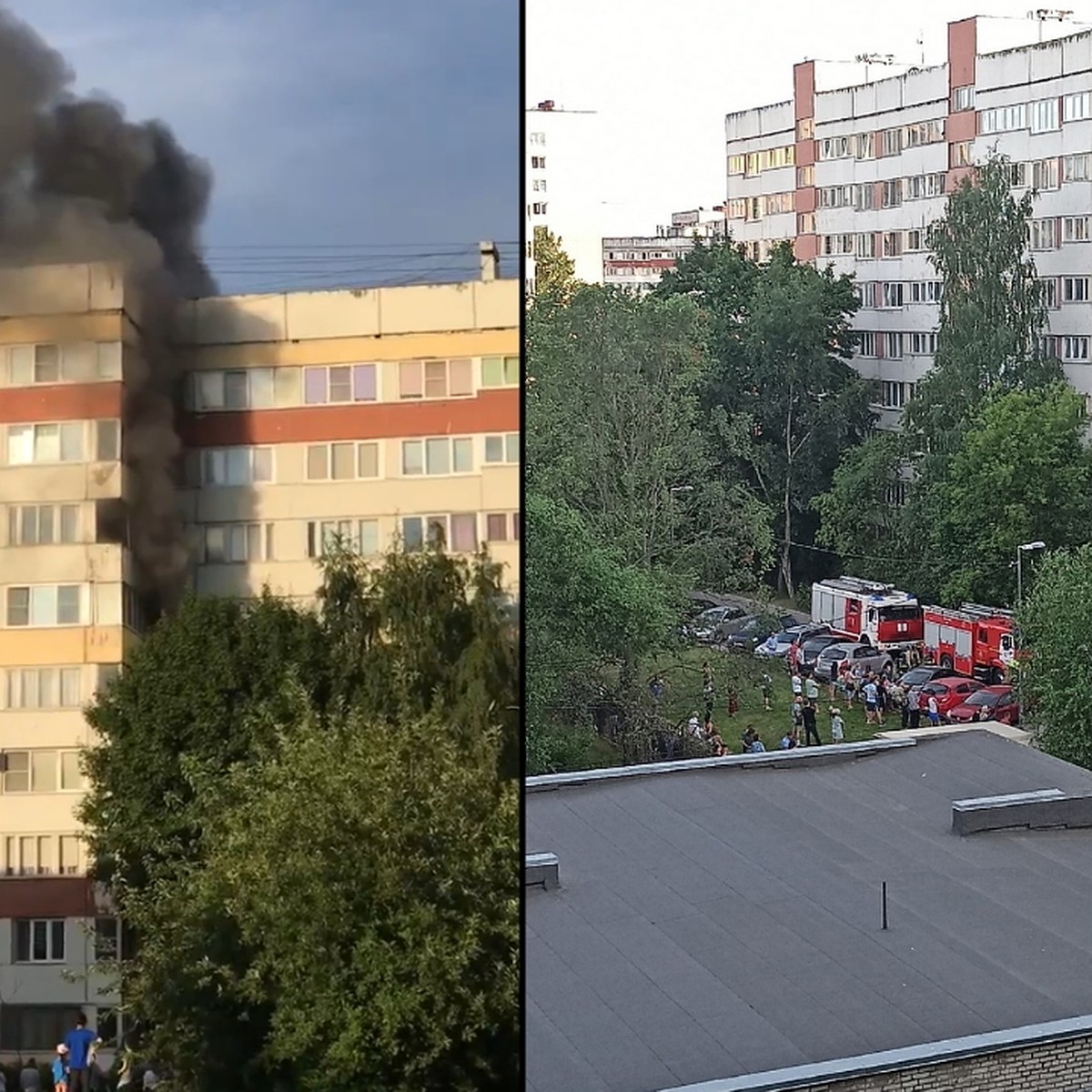 Трехкомнатная квартира сгорела в доме на Дачном проспекте в Петербурге -  KP.RU