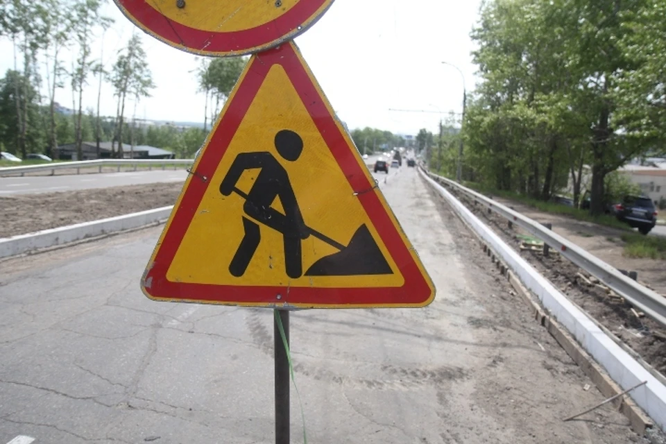 Участок дорожного полотна разрушился на трассе Байкал из-за ливней