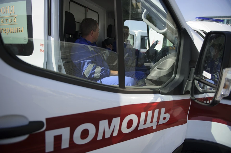 Малыша увезли в больницу
