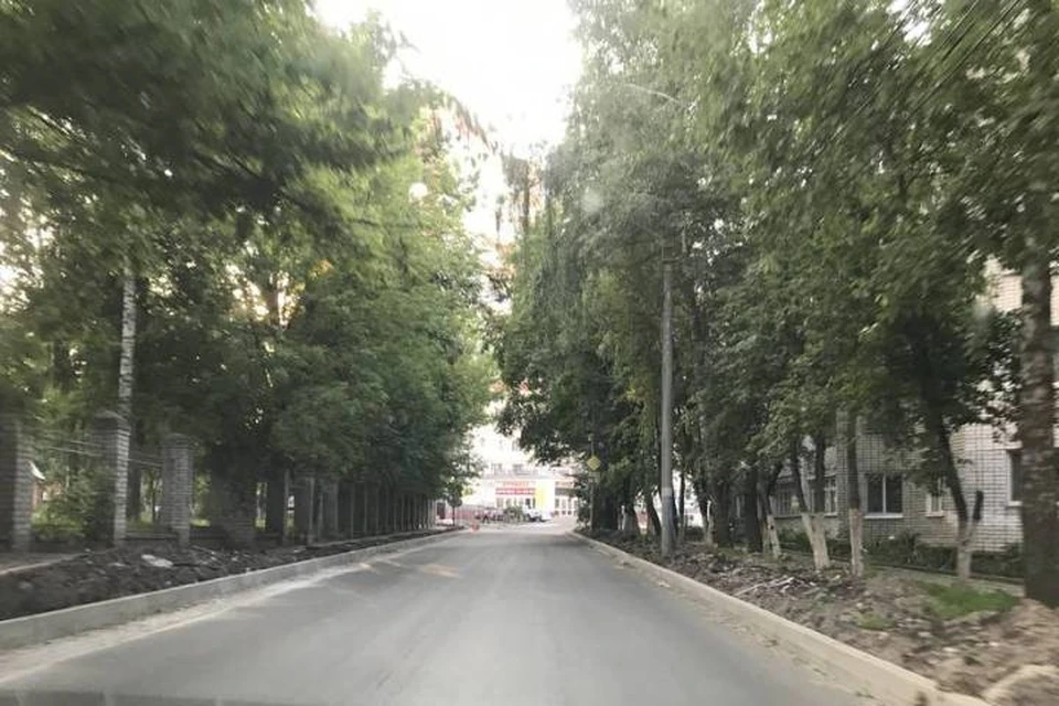 В Брянске на улице Горького завершили ремонт асфальтового покрытия. Фото:bragazeta
