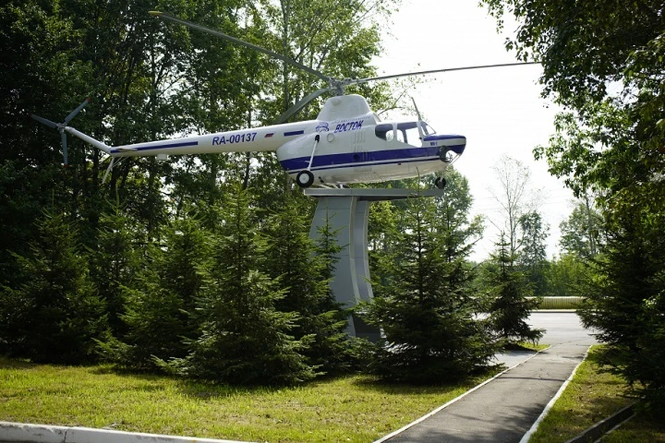 Памятник вертолету Ми-1 вновь появился в Хабаровске