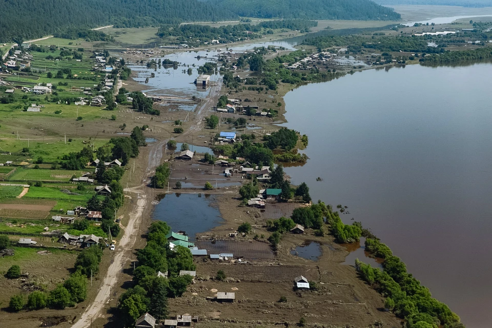 Паводок постепенно уходит из Амурской области Фото: Правительство Амурской области