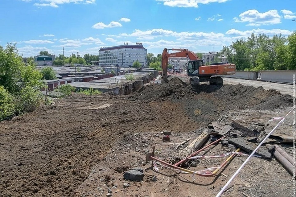 Строительство моста на циолковского