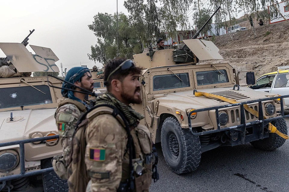 Правительственные войска в провинции Кандагар, Афганистан.