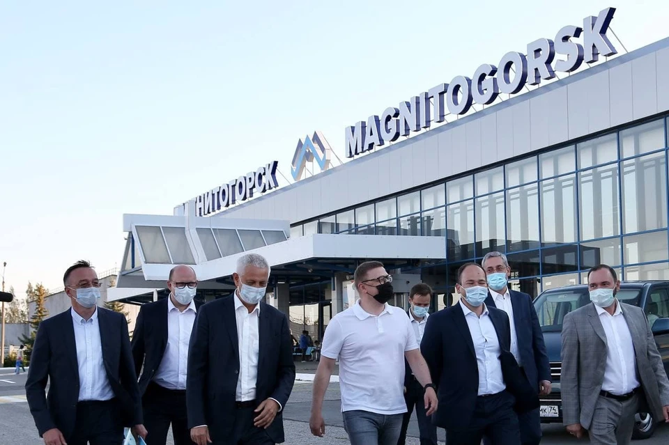 Алексей Текслер посетил аэропорт Магнитогорска. Фото: gubernator74.ru