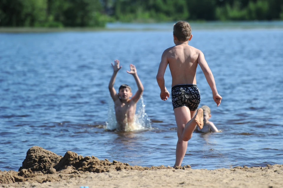 Вода в Финском заливе в Петербурге прогрелась до 27 градусов