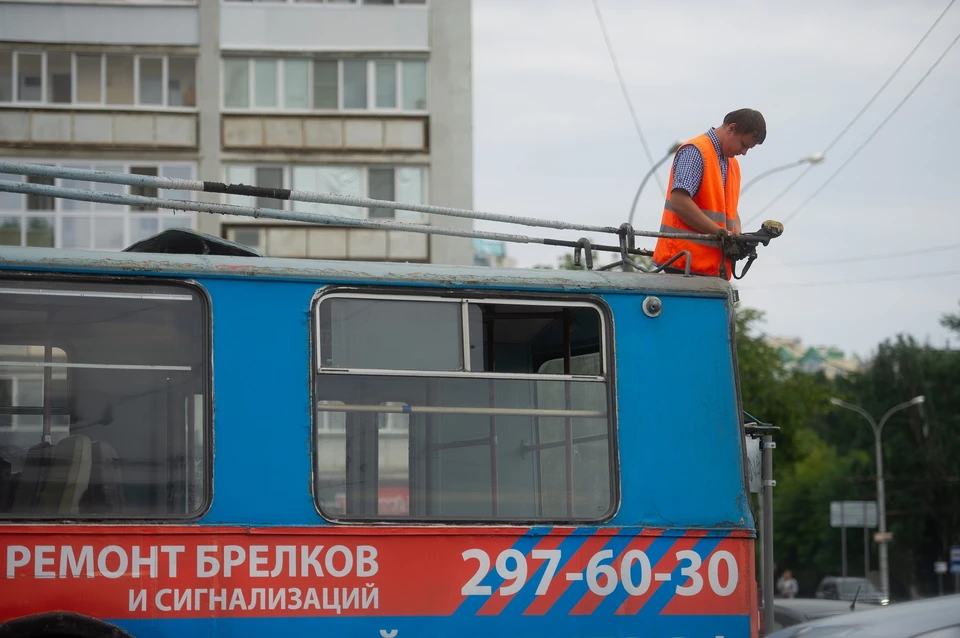 Троллейбусы массово отправили в депо